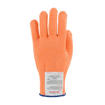 PIP Kut Gard 22-760OR Orange Medium Cut-Resistant Gloves - ANSI A7 Cut Resistance - 9.5 in Length - 22-760OR/M