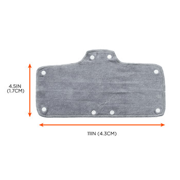 Ergodyne Chill-Its 6609 Gray Cotton/Terry Cloth Hard Hat/Bump Cap Sweatband - 720476-12440