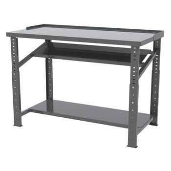 Picture of Akro-Mils RHWB3060GA RHWB Adjustable Gray Powder Coated 12 ga Adjustable Height Work Bench (Main product image)