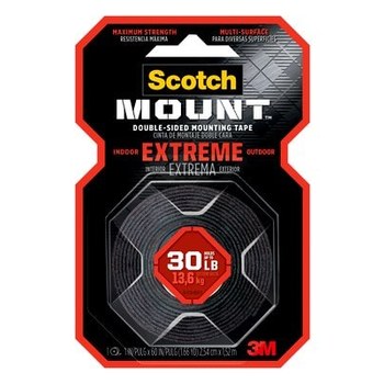 3M Scotch 410S-ESF Double Sided Foam Tape 76272, 1 in x 60 in, Clear