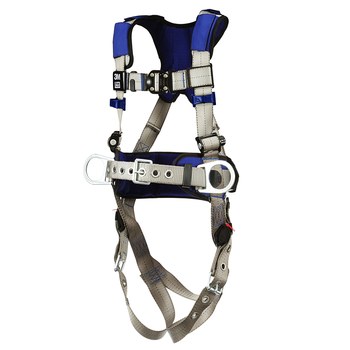 DBI-SALA ExoFit X100 Construction, Positioning Body Harness 70804540006, Size Large, Gray - 19001