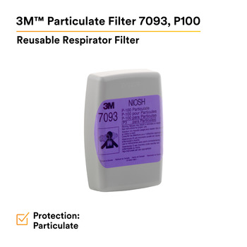 3M Reusable Respirator Filter 5000 52705