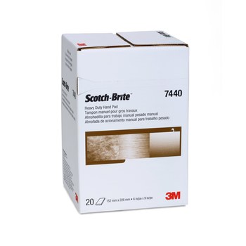 3M Scotch-Brite Heavy-Duty Hand Pad 7440 10/Pack:Facility Safety and  Maintenance