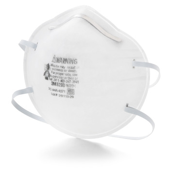 3M Particulate Respirator 07023 - Size Standard - White