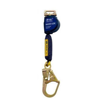 Picture of DBI-SALA Nano-Lok Quick Connect 3101592 Blue Dyneema/Polyester Webbing Self-Retracting Lifeline (Main product image)
