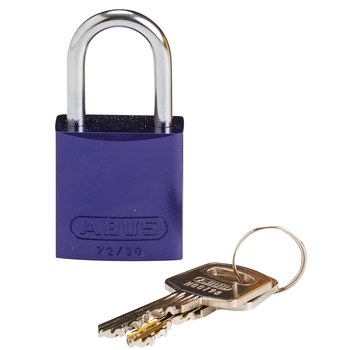 Picture of Brady Purple Aluminum 5-pin Keyed & Safety Padlock (Main product image)