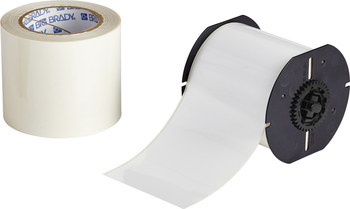 Picture of Brady ToughStripe Gloss White Indoor Polyester Thermal Transfer B30C-4000-483WT-KT Printable Floor Marking Tape with Overlaminate (Main product image)