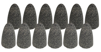 Weiler Tiger Zirc Zirconia Alumina Abrasive Cone - 2 in Length - 5/8-11 UNC Center Hole - 68311