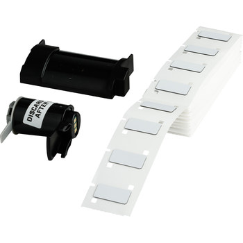 Picture of Brady White Polyester Thermal Transfer PTLEP-171-593 Die-Cut Thermal Transfer Printer Label Roll (Main product image)