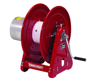 Picture of Reelcraft Industries WCH80001 WC80000 Series Red Steel Welding Cable Reel (Main product image)