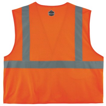 Ergodyne Glowear High-Visibility Vest 8220HL 21135 - Size Large/XL - High-Visibility Orange