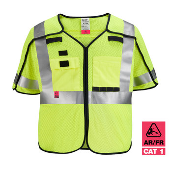 Milwaukee GLENGUARD High-Visibility Vest 48-73-5231 - Size Small/Medium - Yellow - 60431