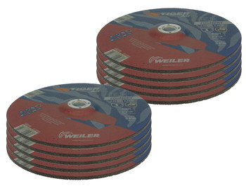 Weiler Tiger AO Depressed-Center Grinding Wheel 68374 - 9 in - Aluminum Oxide - 30 - T