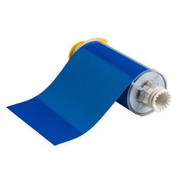 Picture of Brady Blue Indoor / Outdoor Vinyl Thermal Transfer 13656 Continuous Thermal Transfer Printer Label Roll (Main product image)