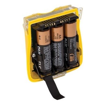 Picture of BW Technologies Yellow Alkaline battery pack with batteries (Main product image)