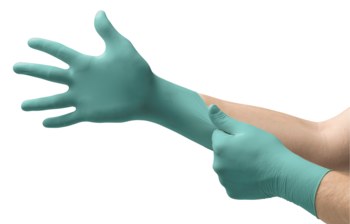 Picture of Ansell Neotouch 25-201 Green Small Neoprene Powder Free Disposable Gloves (Main product image)