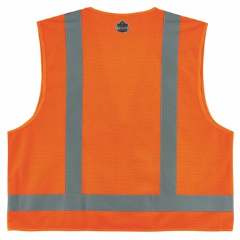 Ergodyne Glowear High-Visibility Vest 8249Z 24015 - Size Large/XL - High-Visibility Orange