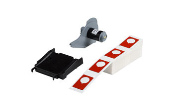 Picture of Brady Red Polyester Thermal Transfer M71EP-168-593-RD Die-Cut Thermal Transfer Printer Label Roll (Main product image)