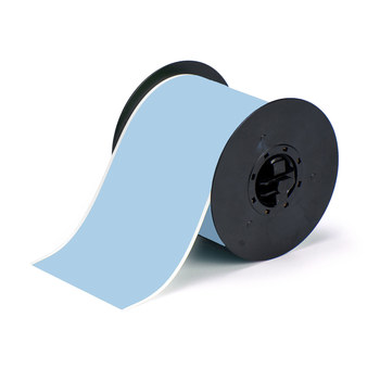 Picture of Brady Sky Blue Indoor / Outdoor Polyester Thermal Transfer B30C-4000-569-SB Continuous Thermal Transfer Printer Label Roll (Main product image)
