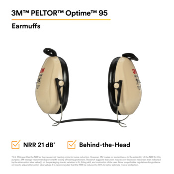 3M Peltor Optime Protective Earmuffs 08062