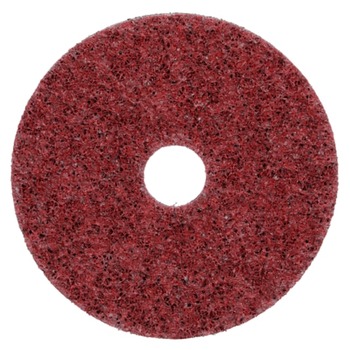 3M Scotch-Brite Non-Woven Precision Shaped Ceramic Surface Conditioning Disc - Center Hole Attachment - 4-1/2 in Diameter - 7/8 in Center Hole - 67230