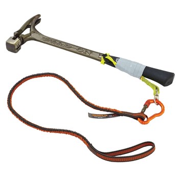 Ergodyne Squids 3182 Tool Tethering Kit 19652, Cloth/Elastic/Silicone, Orange/Lime