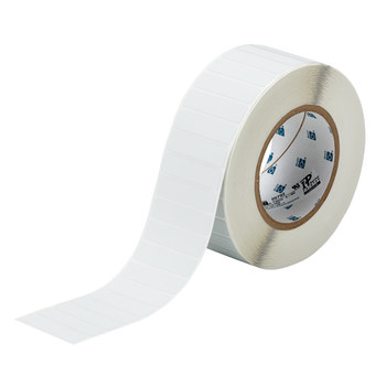 Picture of Brady Silver Polyester Thermal Transfer THT-53-428-3 Die-Cut Thermal Transfer Printer Label Roll (Main product image)