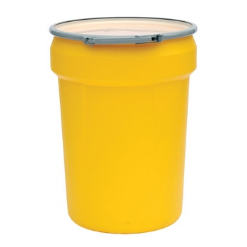 Eagle Spill Containment Drum 1601M, High Density Polyethylene, Yellow ...