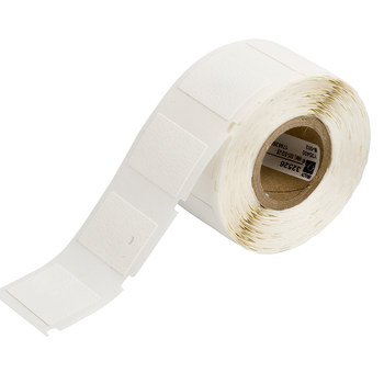 Picture of Brady White Vinyl Thermal Transfer WML-505-502-2S Die-Cut Thermal Transfer Printer Label Roll (Main product image)