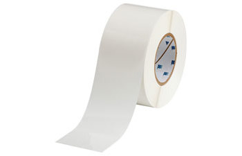 Picture of Brady Clear Polyester Thermal Transfer THT-21-430 Continuous Thermal Transfer Printer Label Roll (Main product image)