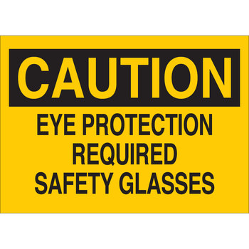 Picture of Brady B-120 Fiberglass Reinforced Polyester Rectangle Yellow English PPE Sign part number 47100 (Main product image)