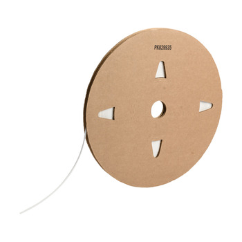 Picture of Brady PermaSleeve Low-Smoke Zero-Halogen White Polyolefin Low-Smoke Zero-Halogen Thermal Transfer LSZH-C-125-WT-K Continuous Thermal Transfer Printer Heat-Shrink Labels (Main product image)