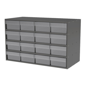 Picture of Akro-Mils AD3517C88 Akrodrawers 120 lb Charcoal Gray Powder Coated, Textured Stackable Cabinet (Main product image)