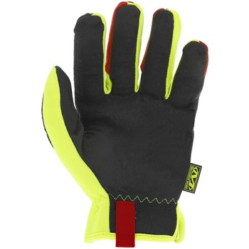 Mechanix Wear Hi-Viz FastFit D4-36 Fluorescent Yellow Medium Work Gloves - ANSI A4 Cut Resistance - SFF-X91-009