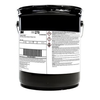 3M Scotch-Weld 270 Two-Part Accelerator (Part A) Potting & Encapsulating Compound Black Paste 5 gal - 1:1 Mix Ratio - 82265