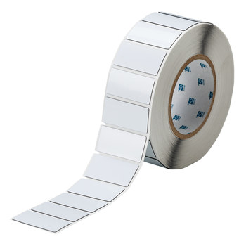 Picture of Brady White Polyester Thermal Transfer THTEP-173-593-.5 Die-Cut Thermal Transfer Printer Label Roll (Main product image)