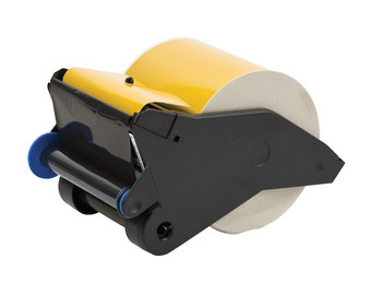 Picture of Brady Black on Yellow Reflective Thermal Transfer 64405 Continuous Thermal Transfer Printer Label Cartridge (Main product image)