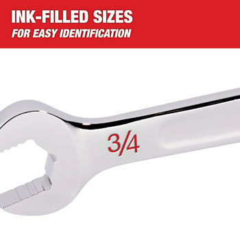 Milwaukee 45-96-9236 Ratcheting Combination Wrench - Chrome Vanadium Steel - 15.47 in