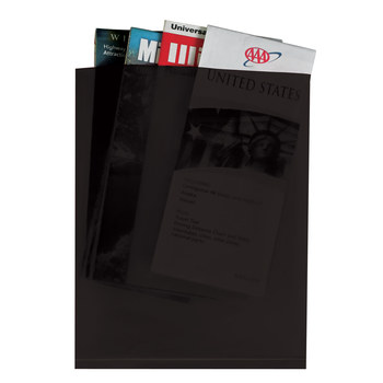 Black Flat Poly Bag - 8 in x 10 in - 2 mil Thick - 13398