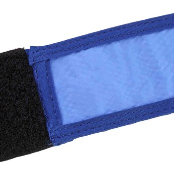 Ergodyne Chill-Its 6705CT Solid Blue PVA Bandana - Hook & Loop - 720476-12577