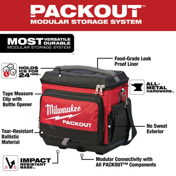 Milwaukee PACKOUT Cooler 48-22-8302, Size 22 L - 53169