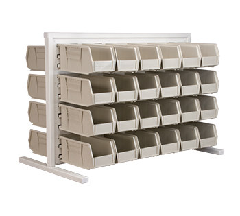 Picture of Akro-Mils 98536 Ready Space 9853 100 lb White Powder Coated Steel Single Sided Louvered Panel (Main product image)
