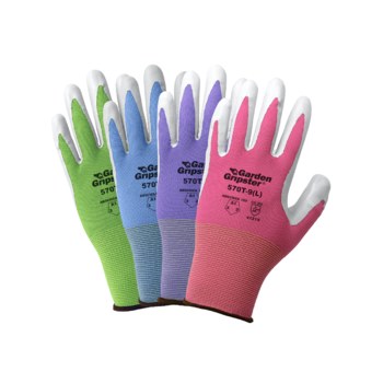 Global Glove Gripster 570T Small Nylon Work Gloves - Nitrile Palm & Fingers Coating - 570T/SM