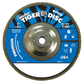 Picture of Weiler Tiger Flap Disc 50645 (Main product image)