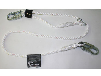 Picture of Miller 203RLS White Nylon Positioning & Restraint Lanyard (Main product image)