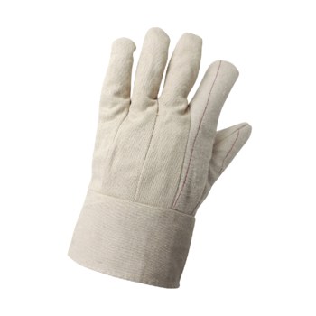 Global Glove C18BT Off-White Large Hot Mill Glove - C18BT/LG