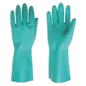 Picture of Red Steer 503B Green Small Nitrile Full Fingered Work Gloves (Main product image)