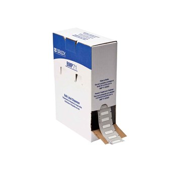 Picture of Brady PermaSleeve White Polyolefin Thermal Transfer BM-187-1-342 Heat Shrink Wire & Cable Labels (Main product image)