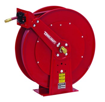 Picture of Reelcraft Industries 81075 OHP 80000 Series 75 ft Red Steel Hose Reel (Main product image)