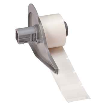 Picture of Brady White Vinyl Thermal Transfer M71-19-498 Die-Cut Thermal Transfer Printer Label Roll (Main product image)
